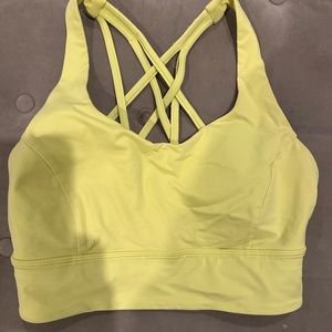 Size 8 green Lululemon sports bra